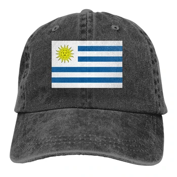 Uruguay bayrağı kovboy şapkası