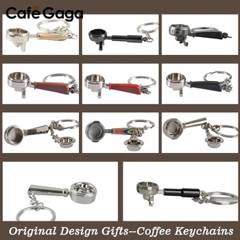 Yaratıcı Kahve Anahtarlıklar Mini Dekorasyon Aksesuarları Orijinal Tasarım Hediye Anahtarlık Cafe Yaratıcı Barista Rekabet Hatıra