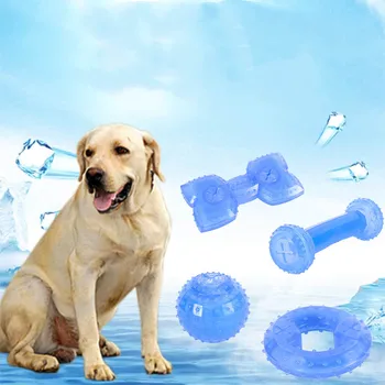 Yaz Pet Buzlu Oyuncaklar Serin Yaz Artefakt Çiğneme Köpek Oyuncak Büyük Köpekler İçin Diş Temizleme Giderici ısı Köpek Aksesuarları