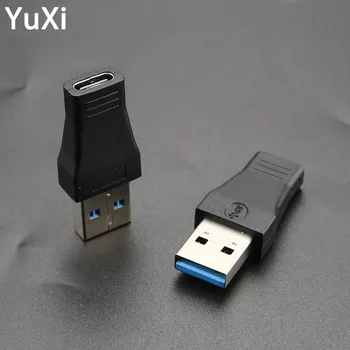 Yüksek hızlı USB 3.1 Tip C Dişi USB 3.0 Erkek port adaptörü USB-C to USB3. 0 Tip-A Konnektör Siyah Dönüştürücü