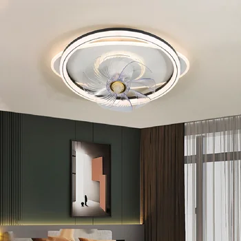 Çocuklar dekoratif led Tavan lambaları Avize fan yatak odası tavan vantilatörü ile led ışık ve kontrol tavan vantilatörleri aydınlatma armatürü