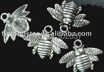 ÜCRETSİZ KARGO 150 adet Tibet gümüş sevimli arı charms 16x21mm A742