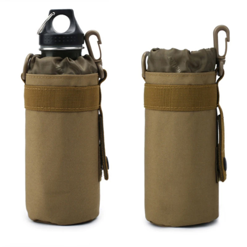 Naylon açık balıkçılık özel su ısıtıcısı çantası taktik su şişe çantaları açık spor su bardağı seti 0