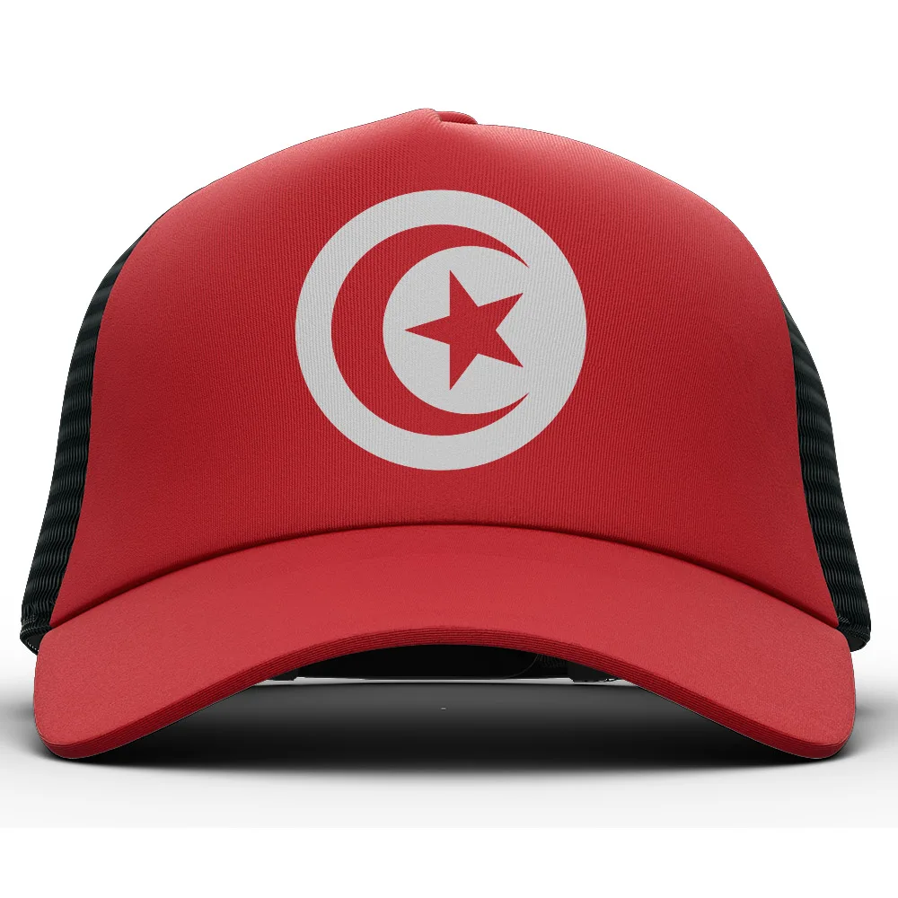 TUNUS gençlik dıy ücretsiz özel ad numarası tun şapka ulusal bayrak tunisie tn islam arapça arap tunus baskı fotoğraf beyzbol şapkası 0
