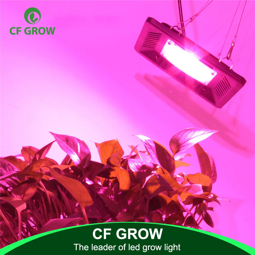 COB Led büyümek ışık Tam spektrum 100W Su Geçirmez IP67 Sebze Çiçek Kapalı Hidroponik sera bitkisi Aydınlatma Lambası 1