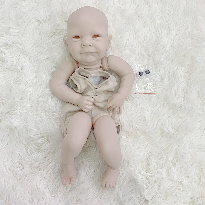 NPK 19 İnç Popüler Sınırlı Sayıda Ava Reborn Vinil Bebek Kiti Sertifikası taze Renk Yumuşak Dokunmatik 1