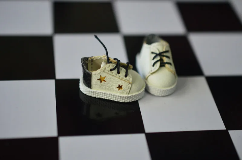 OB11 Bebek Ayakkabıları için uygun obitsu11 ob11 Meijie domuz P9 bebek ayakkabıları topuk renk çift yıldız ayakkabı bebek aksesuarları 1