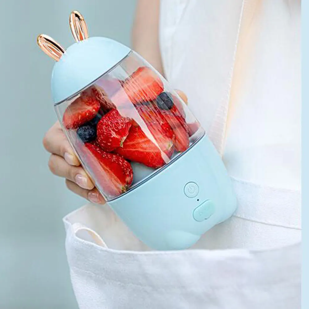 Taşınabilir Elektrikli meyve sıkacağı Çok Amaçlı Kablosuz Mini USB Şarj Edilebilir meyve suyu fincanı Meyve Mikser Seyahat için 1