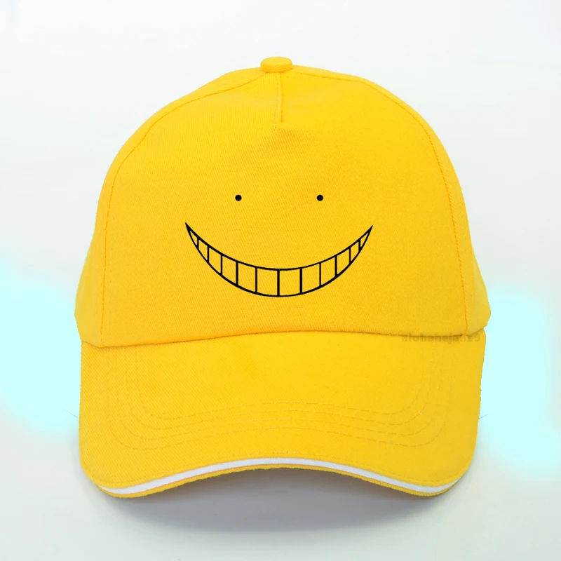 Yeni Anime Suikast Sınıfı beyzbol şapkası Erkekler Korosensei Baba şapka %100 % Pamuk yaz moda Kadın Cosplay snapback şapka 1