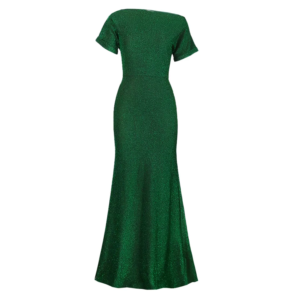 Büyük Boy 4XL Elbiseler Kadınlar için 2022 Lüks Tasarımcı Yaz Bodycon Parti Yeşil Sundress Kadın Giyim Streetwear Vestidos 2