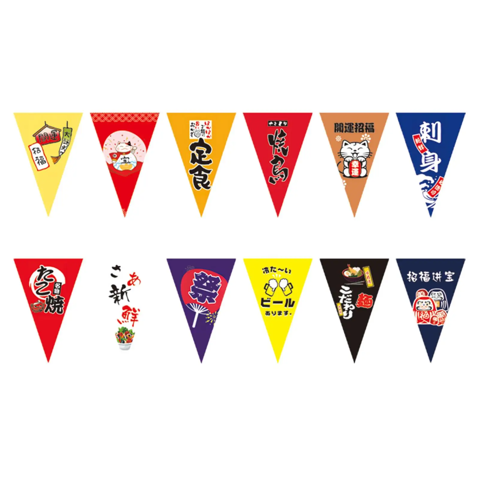 Japon afiş bayrakları suşi bayrakları asılı dize dekoratif dükkanı Bar için 2