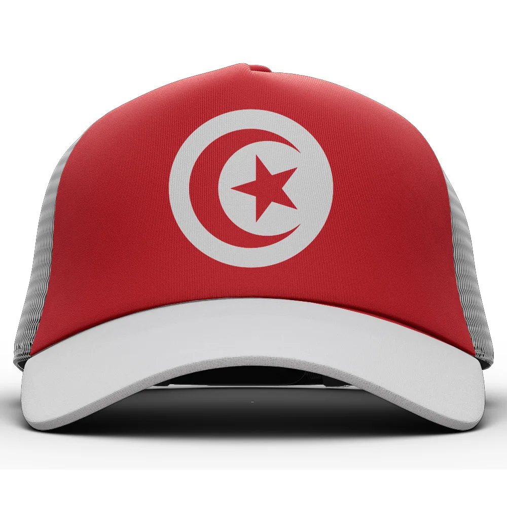 TUNUS gençlik dıy ücretsiz özel ad numarası tun şapka ulusal bayrak tunisie tn islam arapça arap tunus baskı fotoğraf beyzbol şapkası 2