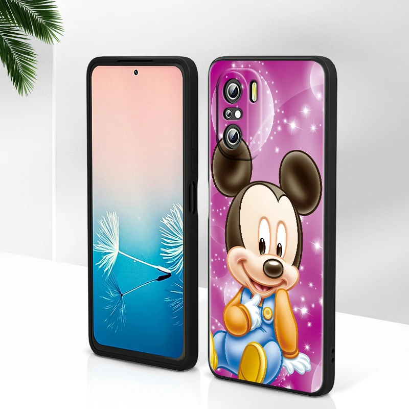 Donald Ördek Mickey Mouse sevimli çocuk Xiaomi Redmi İçin K40 Oyun K30 9i 9T 9A 9C 9 8A 8 GİTMEK S2 6 6A 5A Pro Başbakan Siyah telefon kılıfı 3