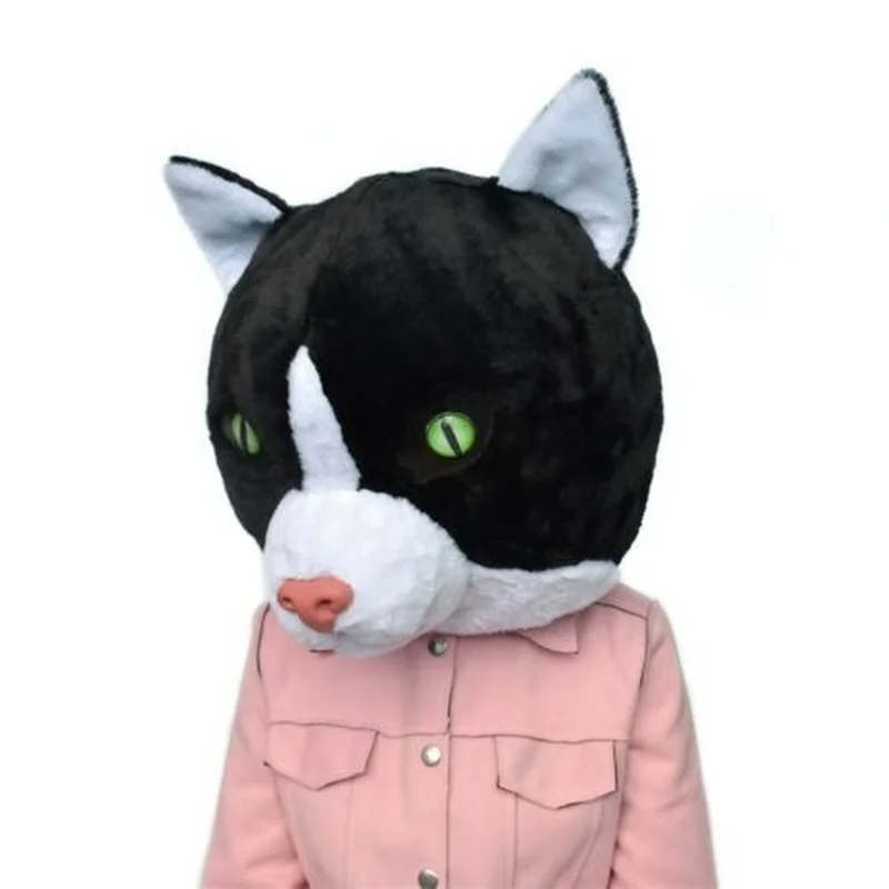 Kedi Maskot Kostüm Fursuit fantezi parti elbisesi Hayvan Cosplay Kıyafet Cadılar Bayramı Yeni 3