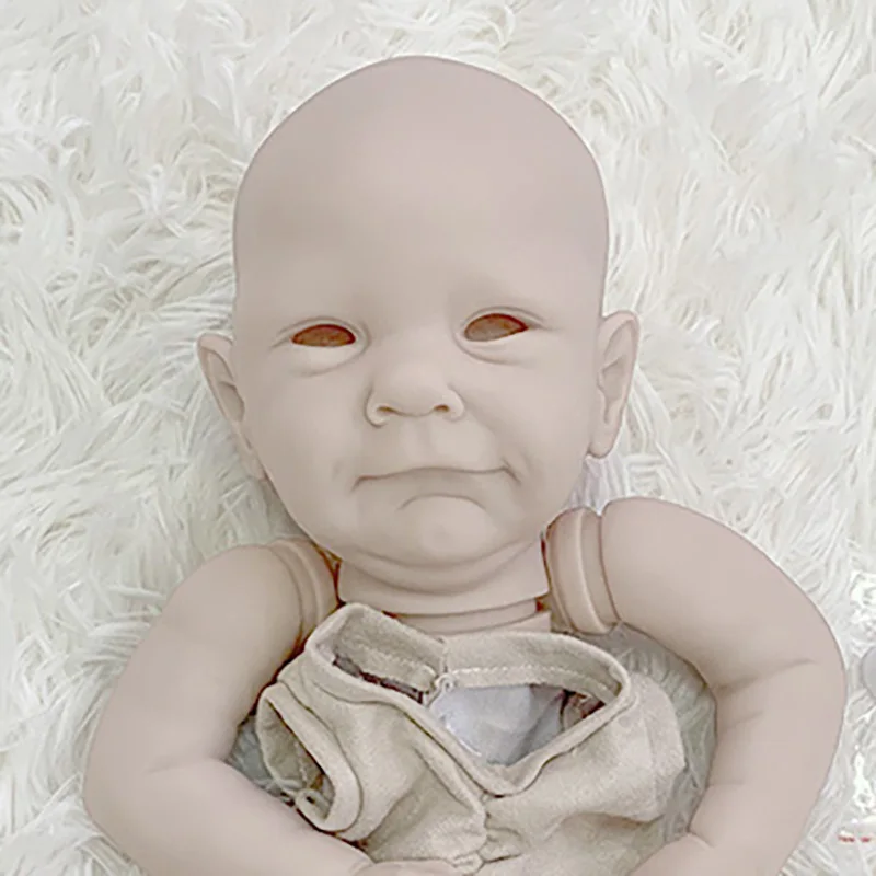 NPK 19 İnç Popüler Sınırlı Sayıda Ava Reborn Vinil Bebek Kiti Sertifikası taze Renk Yumuşak Dokunmatik 3