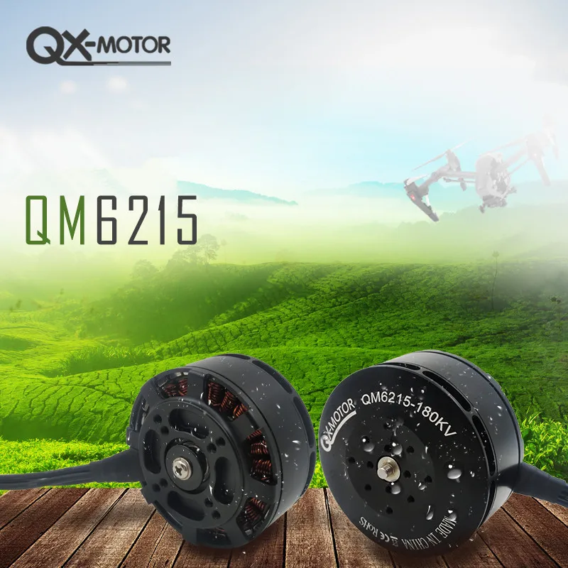 QX-MOTOR Çok eksenli/Çok rotorlu Disk fırçasız motor QM6215 2388 pervane Altı eksenli drone motoru Tarım için 3