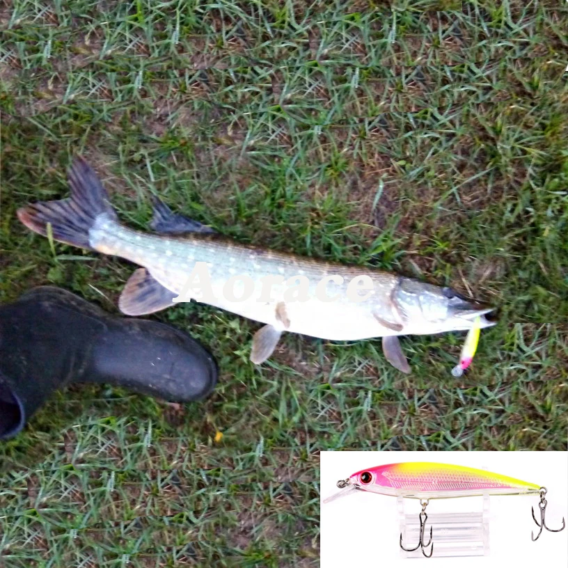 1 ADET zoka yapay balık Lazer Sert Yapay Yem 3D Gözler 11cm 13g Balıkçılık wobbler 0.5 m-1.5 m Crankbait Minnows 4