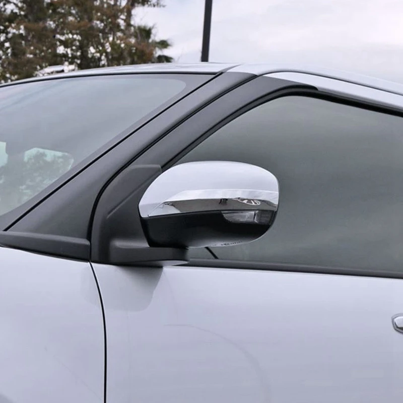 1 Çift ABS Krom Gümüş Yan dikiz aynası Şerit Kapağı Düzeltir Etiket Daihatsu TAFT LA900S LA910S 2020-2022 4