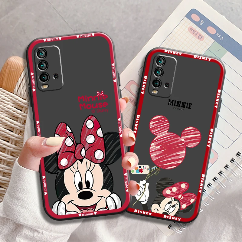 Disney Mickey Karikatür telefon kılıfı Xiaomi Redmi İçin 8 8A Not 8 2021 8 8T Pro Orijinal Unisex Siyah Carcasa Arka Coque TPU Yumuşak 4