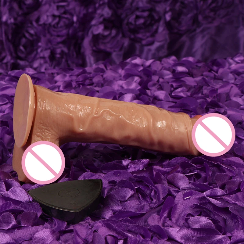 Titreşimli Gerçekçi Penis Vantuz İle Seks Dick Oyuncaklar Kadınlar İçin Yetişkin Ürünleri Büyük Yapay Penis Vibratörler Kablosuz Uzaktan Kumanda 4