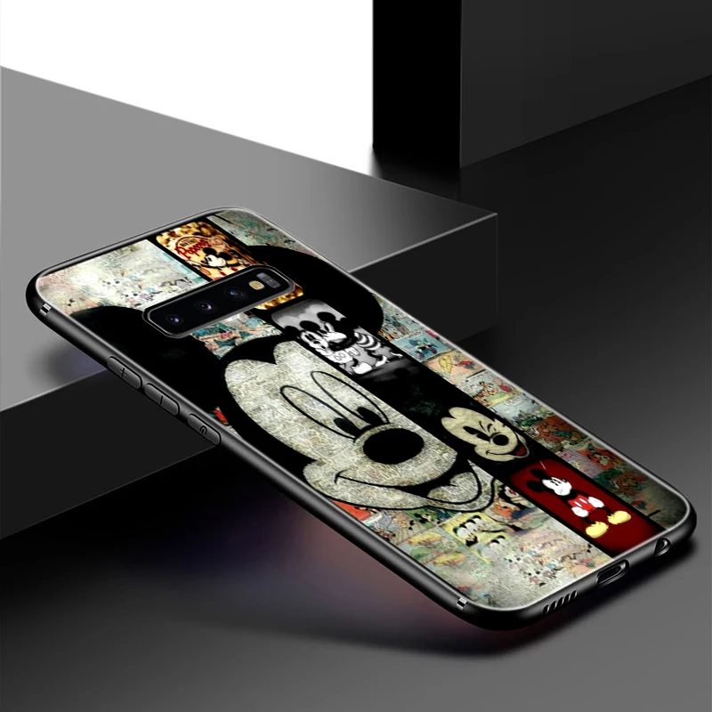 Mickey Minnie Mouse Piuto Samsung Galaxy S10 S9 S8 Artı S10 5G S10 Lite S10E telefon kılıfı Carcasa Funda Sıvı Silikon Yumuşak 5