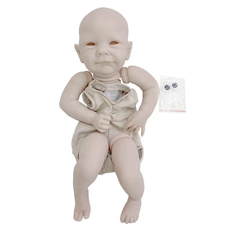 NPK 19 İnç Popüler Sınırlı Sayıda Ava Reborn Vinil Bebek Kiti Sertifikası taze Renk Yumuşak Dokunmatik 5